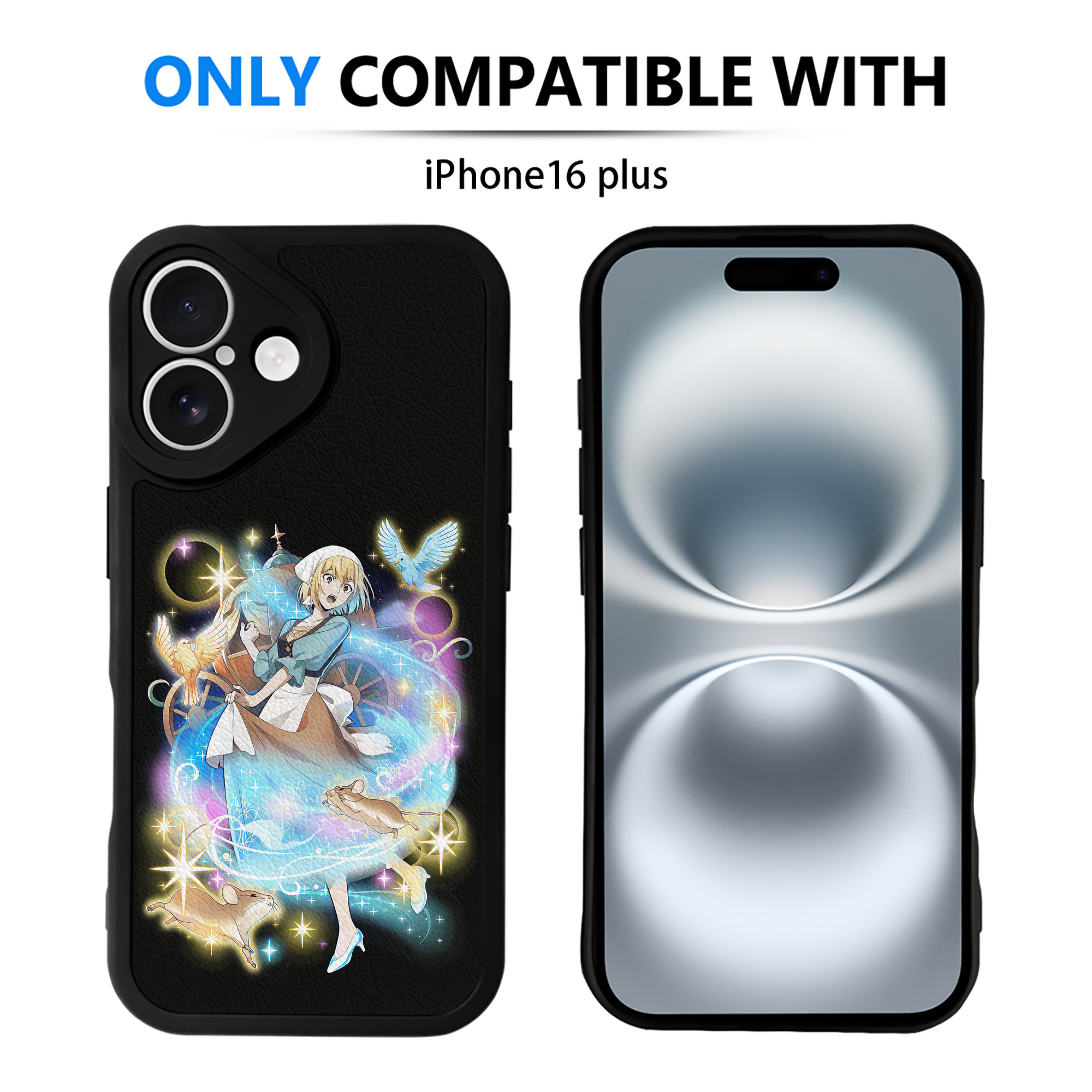 （画像用） 文豪ストレイドッグス Bungo Stray Dogs 【iPhone 16シリーズ対応】シリコンスマホケース（レザー調） 材質：シリコン